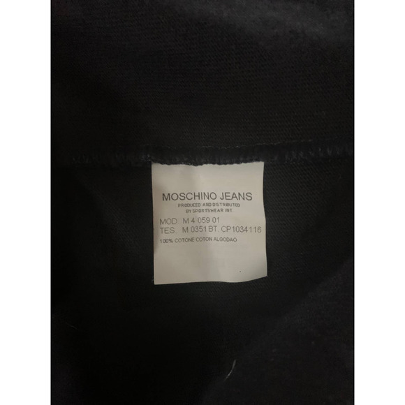 Rare Vintage Moschino LS Baseball T XXL Moschino Jeans League Official - Picture 5 of 5